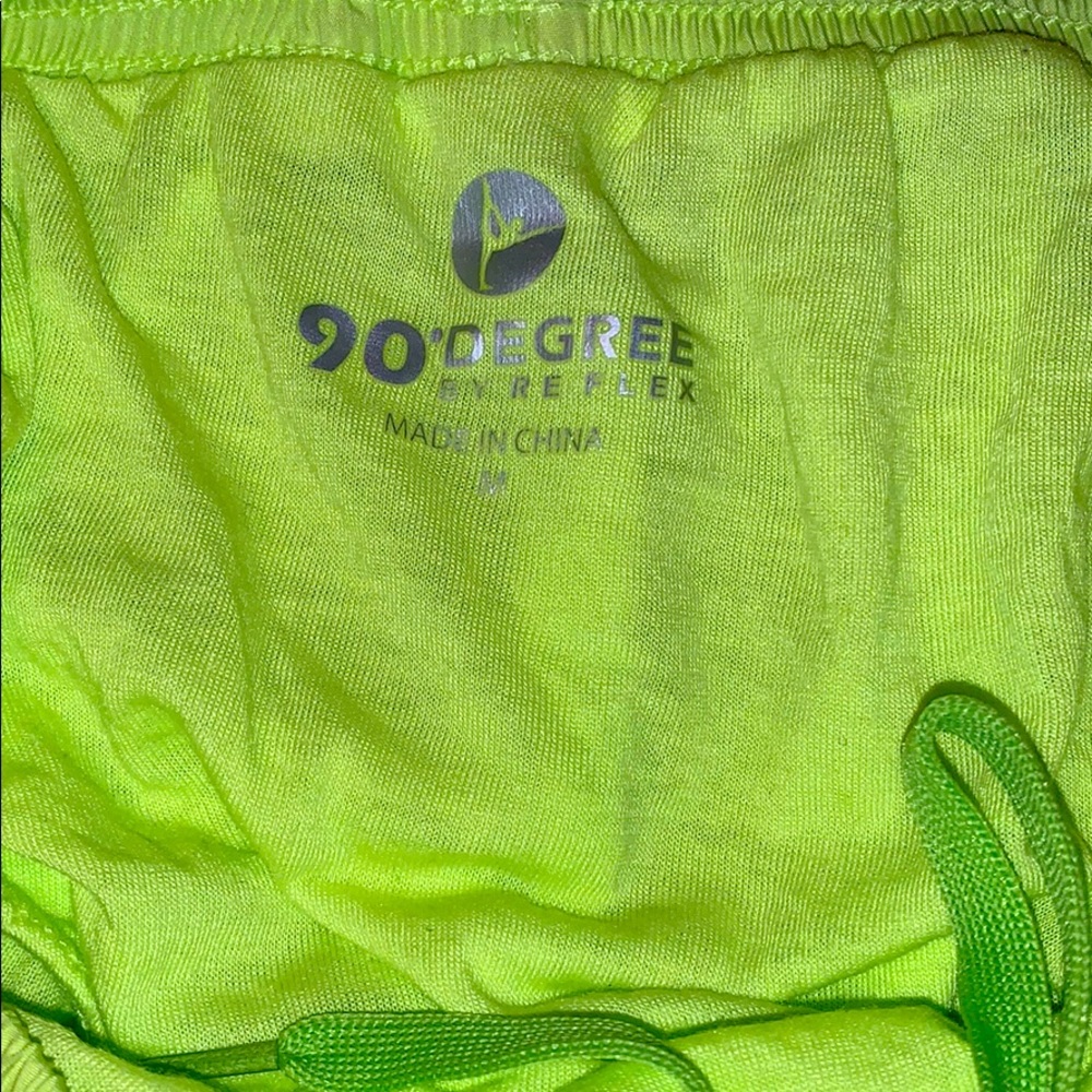 Neon green Athletic shorts with liner - Picture 7 of 9